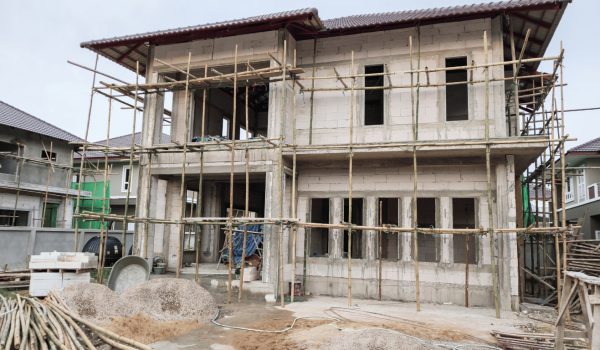 Residential construction hero section